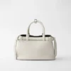 Bolso pequeño de piel con hebilla y doble correa de Prada Bolso pequeño de piel con hebilla y doble correa de Prada