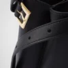 Bolso pequeño de piel con hebilla y doble correa de Prada Bolso pequeño de piel con hebilla y doble correa de Prada