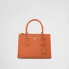 Bolso pequeño de piel de avestruz Prada Galleria Bolso pequeño de piel de avestruz Prada Galleria