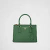 Bolso pequeño de piel de avestruz Prada Galleria Bolso pequeño de piel de avestruz Prada Galleria