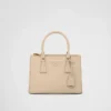 Bolso pequeño de piel de avestruz Prada Galleria Bolso pequeño de piel de avestruz Prada Galleria