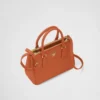 Bolso pequeño de piel de avestruz Prada Galleria Bolso pequeño de piel de avestruz Prada Galleria