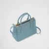 Bolso pequeño de piel de avestruz Prada Galleria Bolso pequeño de piel de avestruz Prada Galleria