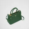 Bolso pequeño de piel de avestruz Prada Galleria Bolso pequeño de piel de avestruz Prada Galleria