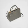 Bolso pequeño de piel de avestruz Prada Galleria Bolso pequeño de piel de avestruz Prada Galleria