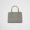 Bolso pequeño de piel de avestruz Prada Galleria Bolso pequeño de piel de avestruz Prada Galleria