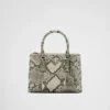 Bolso pequeño de piel de pitón Prada Galleria Bolso pequeño de piel de pitón Prada Galleria