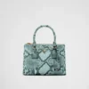 Bolso pequeño de piel de pitón Prada Galleria Bolso pequeño de piel de pitón Prada Galleria