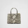 Bolso pequeño de piel de pitón Prada Galleria Bolso pequeño de piel de pitón Prada Galleria