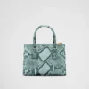 Bolso pequeño de piel de pitón Prada Galleria Bolso pequeño de piel de pitón Prada Galleria