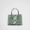 Bolso pequeño de piel de pitón Prada Galleria Bolso pequeño de piel de pitón Prada Galleria