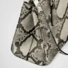 Bolso pequeño de piel de pitón Prada Galleria Bolso pequeño de piel de pitón Prada Galleria