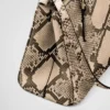 Bolso pequeño de piel de pitón Prada Galleria Bolso pequeño de piel de pitón Prada Galleria