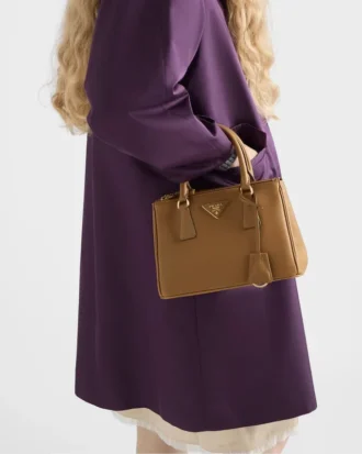 Bolso pequeño de piel Prada Galleria
