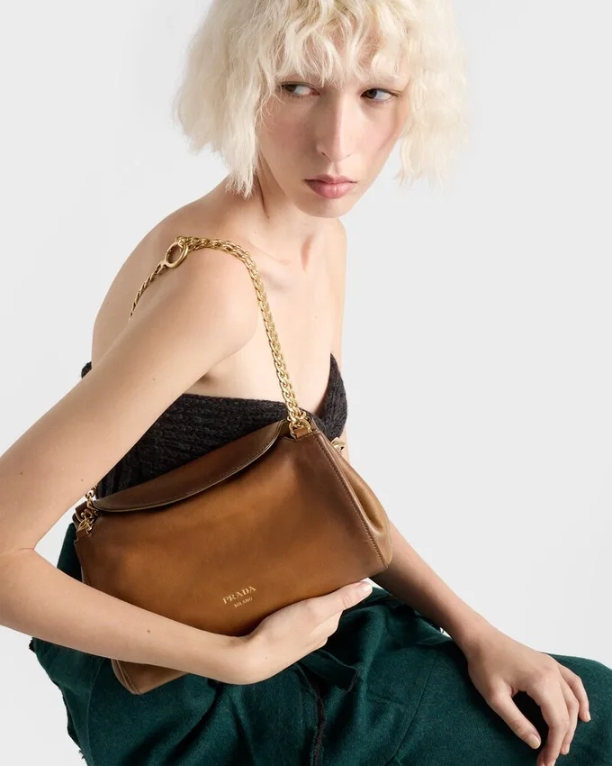 Bolso pequeño de piel Tumulte de Prada Bolso pequeño de piel Tumulte de Prada