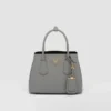 Bolso pequeño doble de piel Saffiano de Prada Double Bolso pequeño doble de piel Saffiano de Prada Double