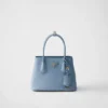 Bolso pequeño doble de piel Saffiano de Prada Double Bolso pequeño doble de piel Saffiano de Prada Double