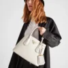 Bolso pequeño doble de piel Saffiano de Prada Double Bolso pequeño doble de piel Saffiano de Prada Double