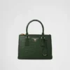 Bolso pequeño Prada Galleria de piel de cocodrilo Bolso pequeño Prada Galleria de piel de cocodrilo