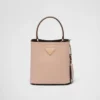 Bolso pequeño Prada Panier de piel Saffiano Bolso pequeño Prada Panier de piel Saffiano