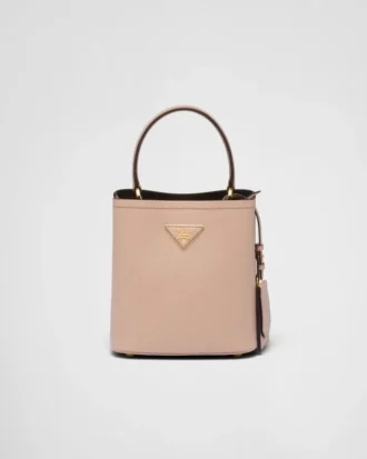 Bolso pequeño Prada Panier de piel Saffiano Bolso pequeño Prada Panier de piel Saffiano