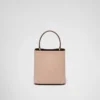 Bolso pequeño Prada Panier de piel Saffiano Bolso pequeño Prada Panier de piel Saffiano