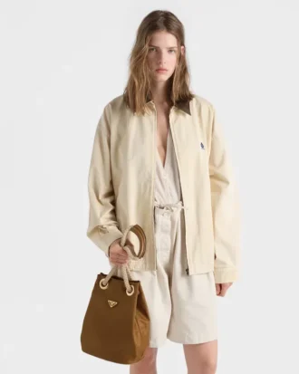 Bolso pequeño tipo cubo Prada Mariner Re-Nylon