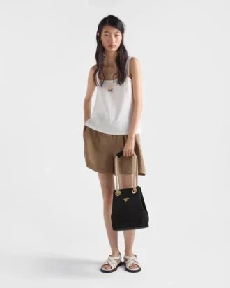 Bolso pequeño tipo cubo Prada Mariner Re-Nylon
