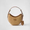 Bolso Prada Arqua de mimbre y piel Bolso Prada Arqua de mimbre y piel