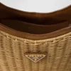 Bolso Prada Arqua de mimbre y piel Bolso Prada Arqua de mimbre y piel
