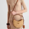 Bolso Prada Arqua de mimbre y piel Bolso Prada Arqua de mimbre y piel