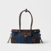 Bolso Prada Bonnie mediano de denim y piel Bolso Prada Bonnie mediano de denim y piel