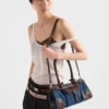 Bolso Prada Bonnie mediano de denim y piel Bolso Prada Bonnie mediano de denim y piel