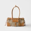 Bolso Prada Bonnie mediano de lino y piel Bolso Prada Bonnie mediano de lino y piel