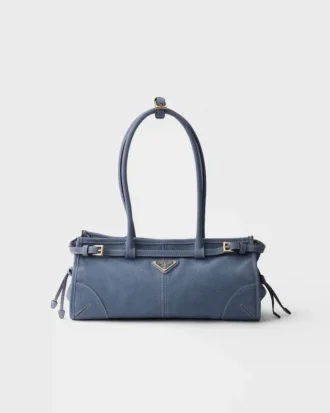 Bolso Prada Bonnie mediano de piel nobuk