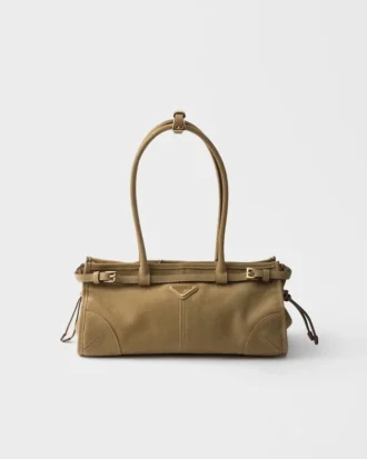 Bolso Prada Bonnie mediano de piel nobuk