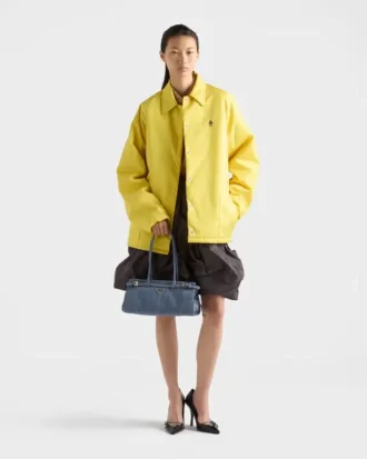 Bolso Prada Bonnie mediano de piel nobuk