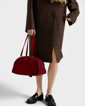 Bolso Prada Bowling mediano de ante