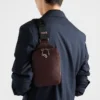 Bolso Prada Brique de piel Saffiano