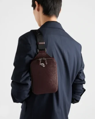 Bolso Prada Brique de piel Saffiano