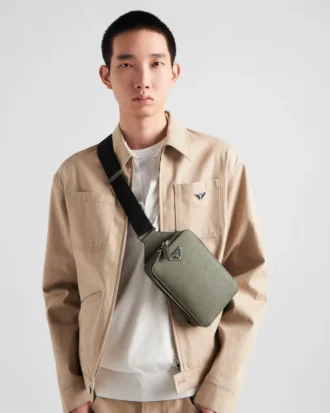 Bolso Prada Brique de piel Saffiano