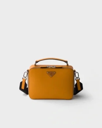 Bolso Prada Brique mediano de piel Saffiano