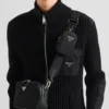 Bolso Prada Brique Re-Nylon y piel Saffiano Bolso Prada Brique Re-Nylon y piel Saffiano