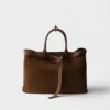 Bolso Prada Buckle de ante con cinturón