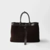 Bolso Prada Buckle de ante con cinturón Bolso Prada Buckle de ante con cinturón