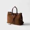 Bolso Prada Buckle de ante con cinturón