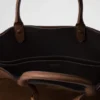 Bolso Prada Buckle de ante con cinturón