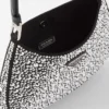 Bolso Prada Cleo de satén con cristales