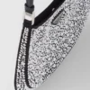 Bolso Prada Cleo de satén con cristales