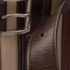 Bolso Prada de cuero envejecido con hebilla y cinturón